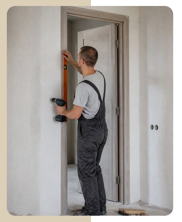 Профессиональная установка межкомнатной двери в Баксане
